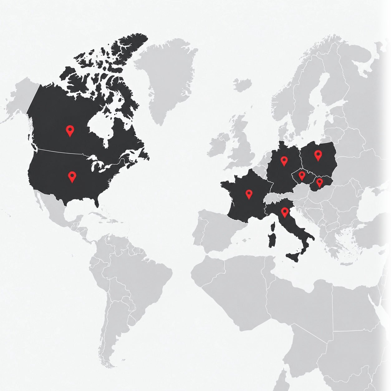 Countries we serve